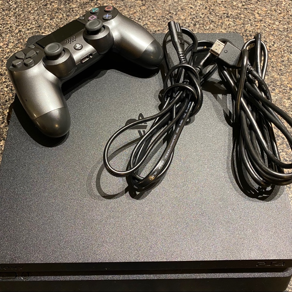PS4 SLIM 500GB + CUSTOM CONTROLLER